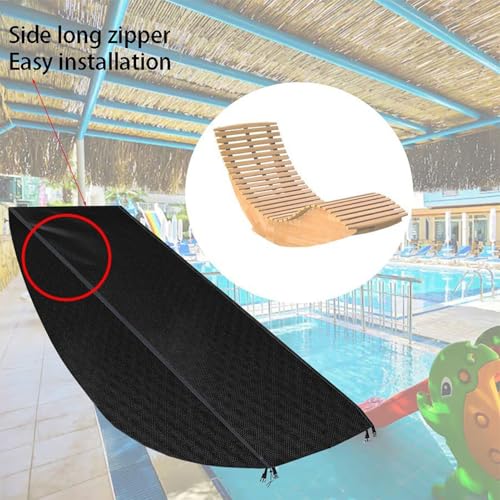 Housse de chaise longue de piscine pour protéger du soleil et éviter les moisissures