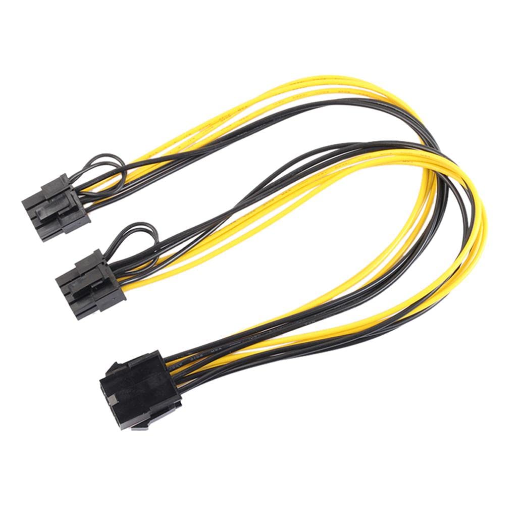 MERISHOPP 18Awg Pci-E 8Pin To Dual 8-Pin Y-Splitter Extension Cable Connector For Computer Pc Plastic + Metal Computers/Tablets & Networking | Computer Cables & Connectors | Drive Cables & Adapters-image-14