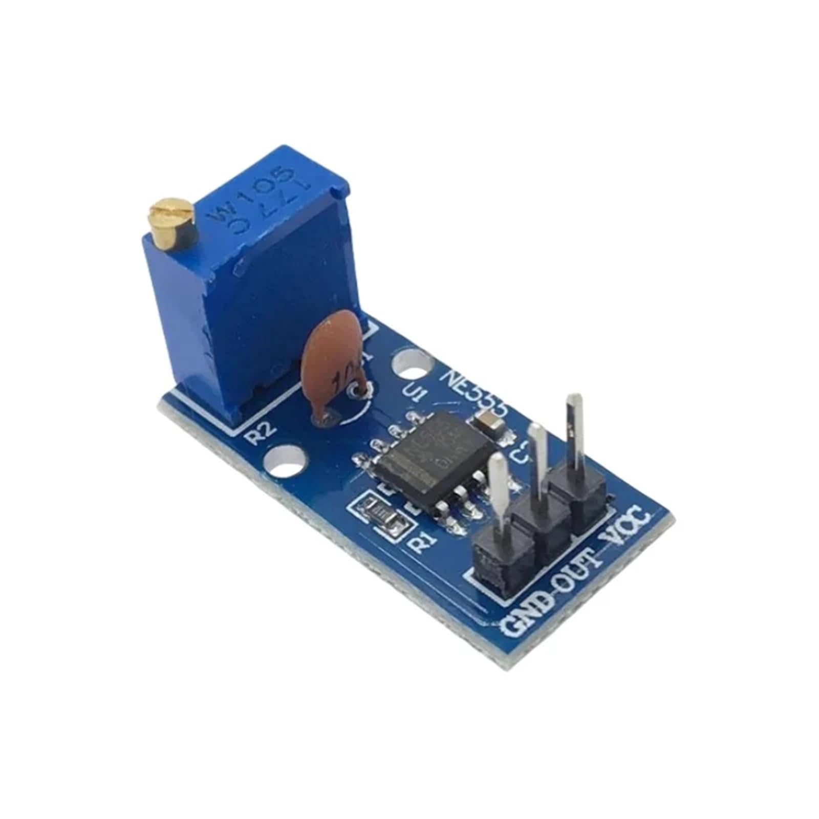 Onda cuadrada y rectangular con el generador de pulso NE555 de 10PCS 5