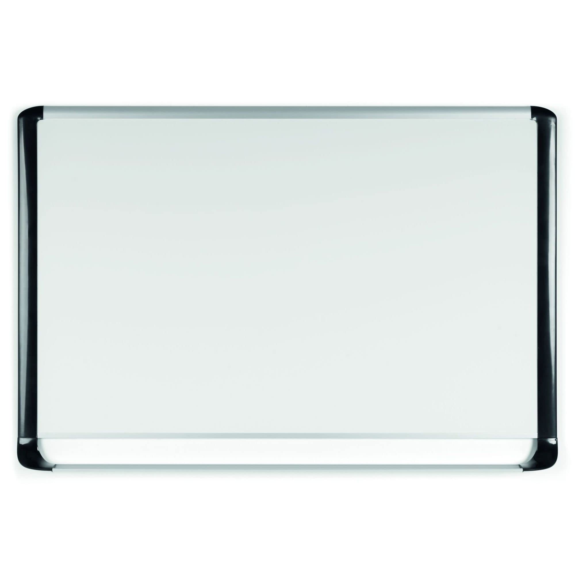 MasterVision Black Frame / 96"W x 48"H / Porcelain Dry Erase Boards