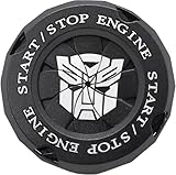 Delhi Store94 Ignition On Off Lock Cover Key 1_Way Lock Ring Switch Lock Engine Push/Start/Stop For Modification Bike & Cars Accessories And Parts, Black