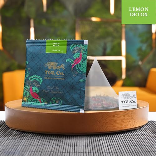 Image of TGL Co.Lemon Detox Green Tea Infusion (Pack Of 3, 16 Tea Bags Each)|Rich in Anti Oxidant | Refreshing | No Artificial flavor | Improve Digestion