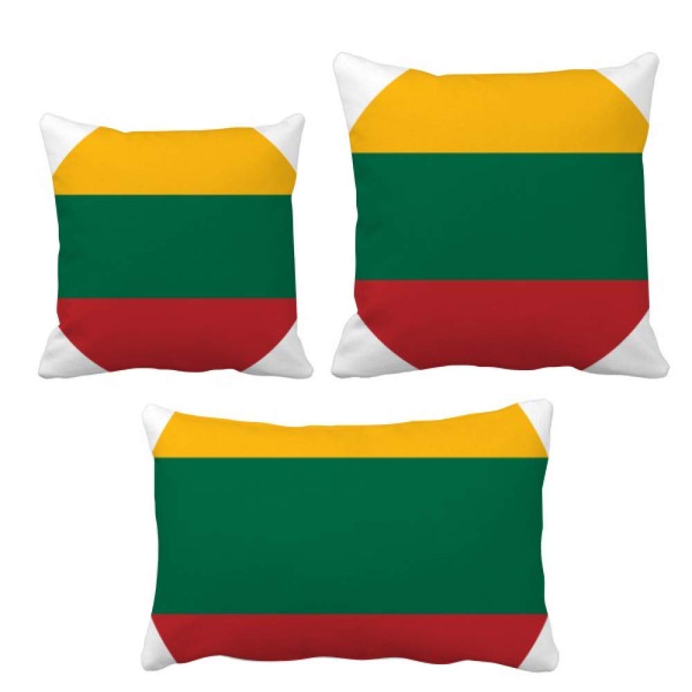 Housse de coussin drapeau de la Lituanie pour embellir votre salon et vos fauteuils
