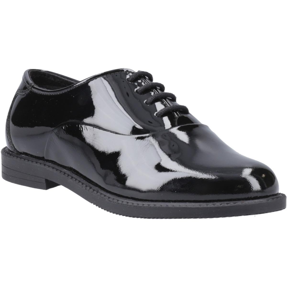 Hush Puppies Nellie Girls Leather Shoes | School Shoes  | Black  | UK Size 7