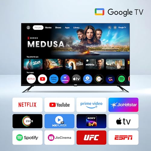 Image of VW 127 cm (50 inches) Pro Series 4K Ultra HD Smart QLED Google TV VW50GQ1