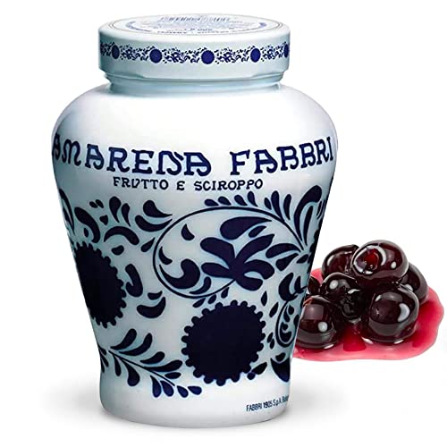Cerises Amarena Fabbri - Pot traditionnel 600 g. - La référence des cerises Amarena en Italie depuis 1915. l'ingrédient parfait pour sublimer toutes les préparations...