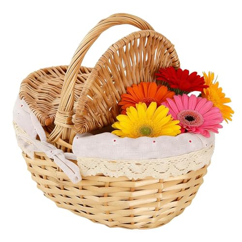 Panier de rangement en fausse vannerie idéal pour le camping et le garde-manger - 2