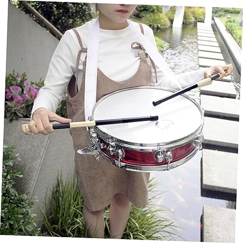 Porta baquetas de bambú para batería, 2 piezas, accesorio ligero para percusión miniatura 5
