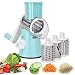 Vovoly Vegetable Mandoline Cheese Slicer Cutter Chopper Shredder Grater With 3 Stainless Steel Blades