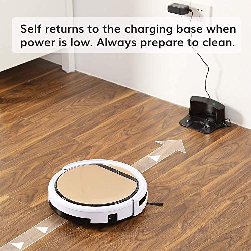 Image of ILIFE V5s Pro Robot Vacuum and Mop Combo, Slim, Automatic Self-Charging Robot Vacuum Cleaner, Daily Schedule, Ideal for Pet Hair, Hard Floor and Low Pile Carpet
