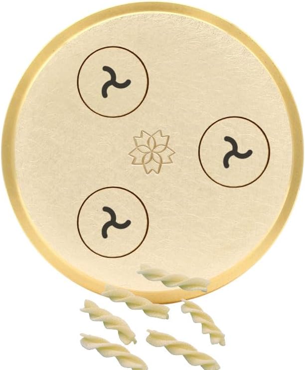 Fusilli 3P Brass Die for La Fattorina, Fimar MPF 1.5, PF15E and others