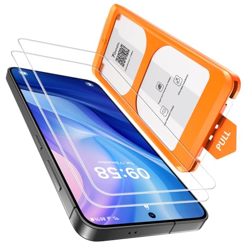 TOCOL für Samsung Galaxy S25 für Panzerglas Full Screen Auto-Installation Schutzglas 9H Härte Stoßfest Kratzfest Anti-Fingerabdruck Anti-Öl Anti-Bläschen für Samsung Galaxy S25 2 Stück