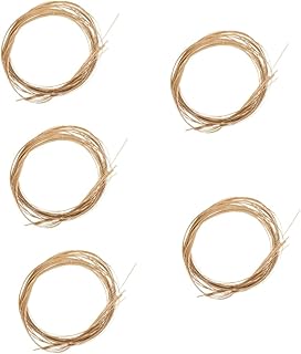 GANAZONO 5 Rolos De Cestas De Tecido Material De Tecelagem De Bambu Tira De Tecelagem De Cesta De Bambu Tira De Bambu Materiais Artesanais Material Modelo Pedaços De Bambu Para Tecer