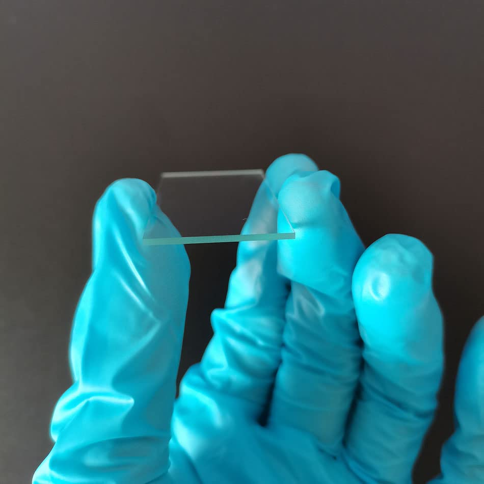Image of ITO(Indium Tin Oxide) Coated Conductive Glass Cover Slides superconducting 7 ohm /sq (25mmx50mm, 42 pcs)