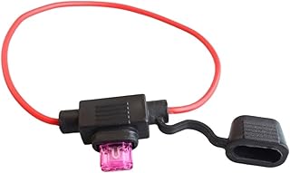 1 Piece Waterproof Automatic Push-in Mini Medium Push-in Fuse Holder + 1 Piece Fuse Holder (Size : 7.5A and Fuse Holder, Color : Mini)