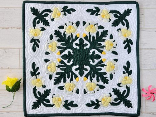 Amazon | ミウ・ミント・アロハ ハンドメイド ハワイアンキルト