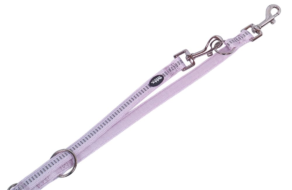 Laisse Lilas Nobby Soft Grip 200 cm x 25 mm pour grand chien