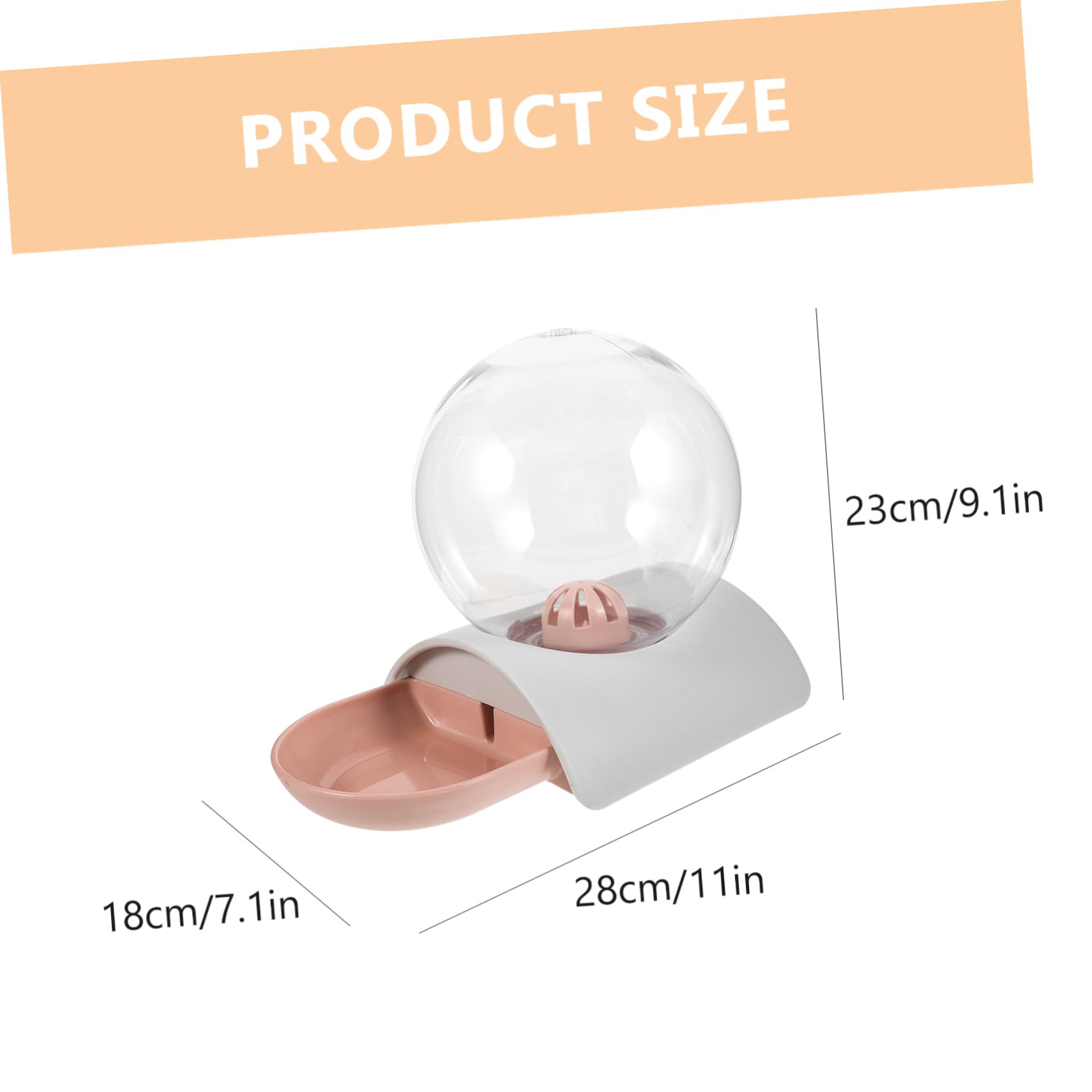 SUPVOX Large Capacity Pet Water Fountain No Spill Dog Cat Bowl Auto Water Feeder for Dogs Cats for Pet Supplies