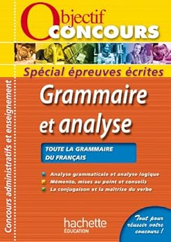 Paperback Objectif Concours Grammaire et analyse Book