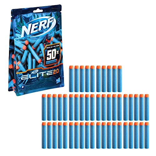 Nerf Elite 2.0, Recharge de 50 fléchettes, compatibles avec Les Blasters Nerf Elite