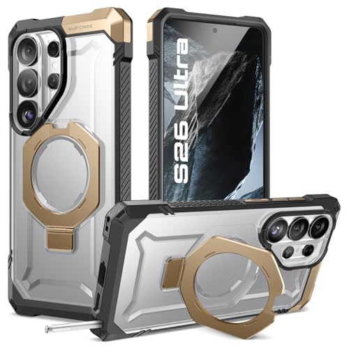 Image of SUPCASE for Samsung Galaxy S26 Ultra Case with Kickstand (Unicorn Beetle Grip), [Wireless Charging Compatible] [Military-Grade Protection] Heavy-Duty Magnetic Phone Case for S26 Ultra 6.9 Inch,Desert