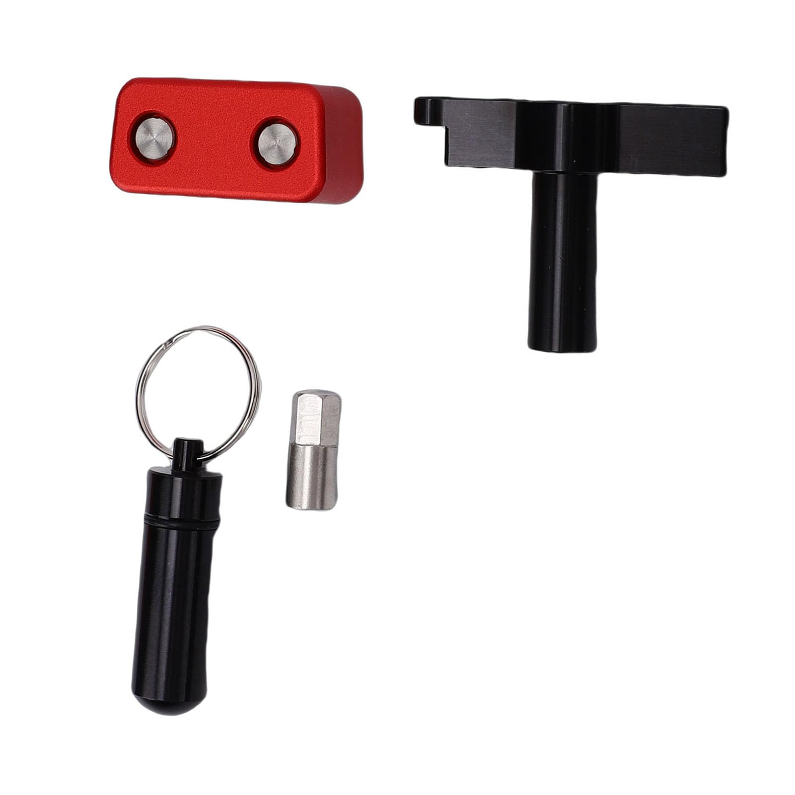 Vikye Blocco Antifurto Porta OBD Universale, Strumento di Blocco Porta Diagnostica in Lega di Alluminio con Protezione Antiurto, per Sicurezza Camion SUV Auto 12V