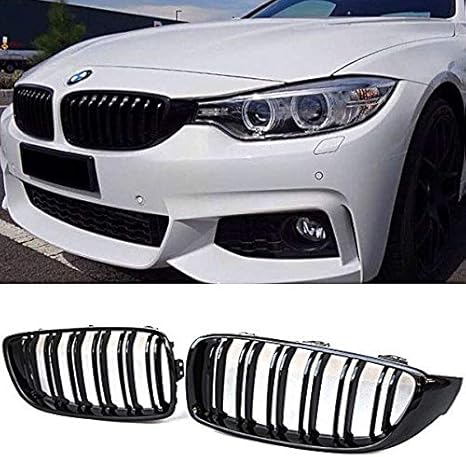 BMW4シリーズ(F32/F36)純正キドニーグリル左右セット メッキ×ブラック