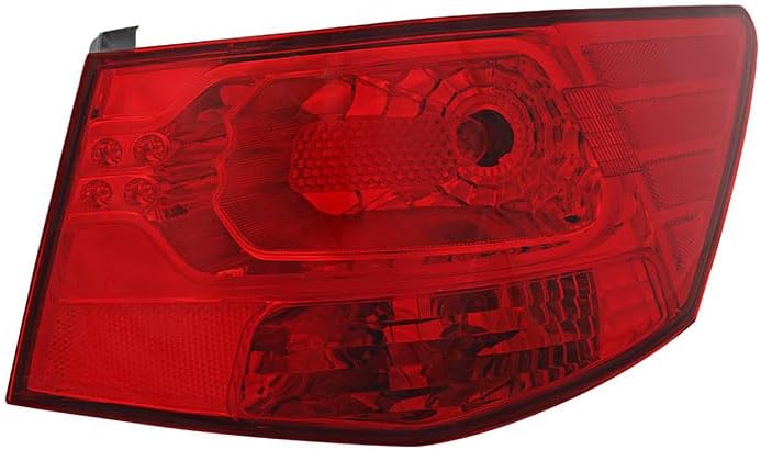 For Kia Forte Sedan Outer Tail Light 2010 2011 2012 2013 Passenger Right Side Taillamp Assembly Replacement