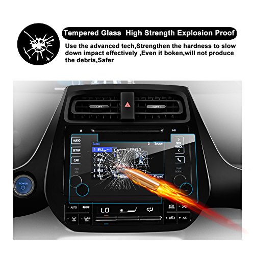 Ruiya 2016 Prius 7-Inch In-Dash Screen Protector, Hd Clear Tempered Glass Car Navigation Screen Protective Film #TOP4
