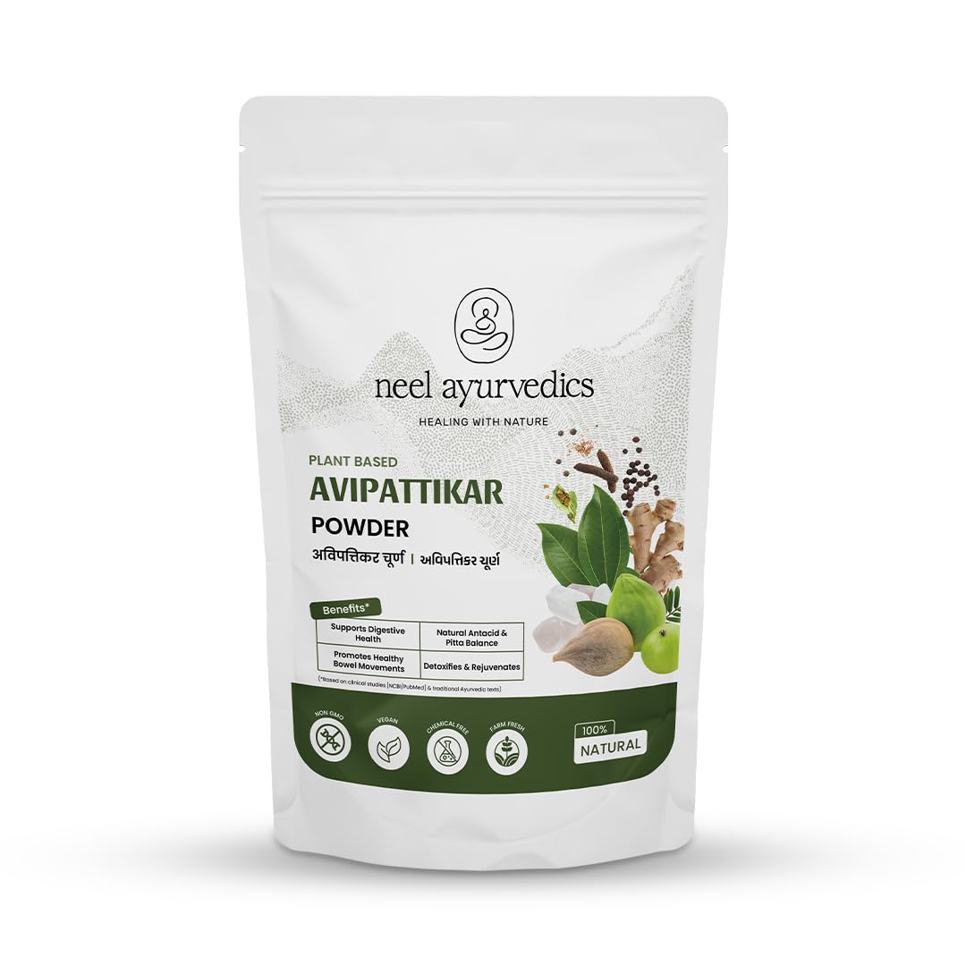 Avipattikar Churna 250g – Ayurveda Verdauungspulver für Magen-Darm-Gesundheit mit Nelken, Kardamom, Vidanga, Haritaki, Pippali. Natürliches Kräuterpulver für Magenwohl & Darmgesundheit