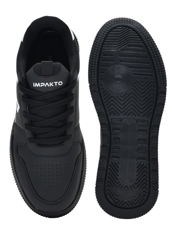 Image of Impakto Studio Flex Mens Sneakers | Lightweight Streetwear Style Casual Shoes for Travel & College | Cushioned Insole | Low Top Shoes & Wide Toe | Slip Resistance Outsole for Firm Grip Green