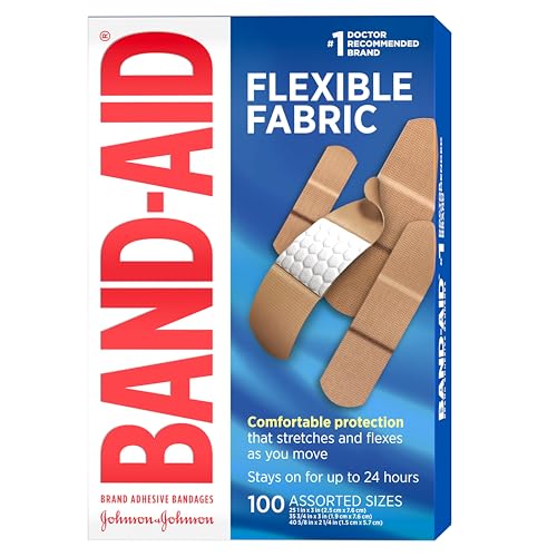 Band-Aid Flexible Fabric Adhesive Bandages for Wound Care, Assorted Sizes, 100 ct - image 7