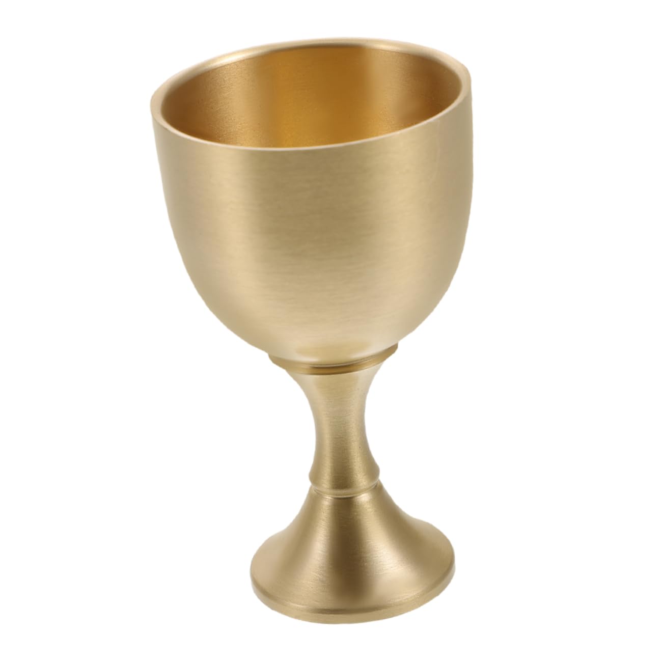 Copa de vino vintage tallada en latón para celebraciones exclusivas