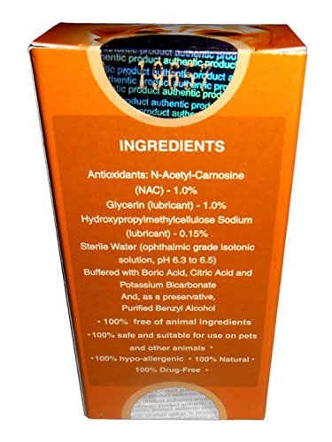 Ethos Bright Eyes Carnosine Eye Drops for Pets (Cats) Bright Eyes NAC Eye Drops for Pets as Seen on UK National TV with Amazing Results! - Thumbnail 3