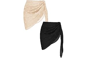 Elegant Chiffon Sarong Coverups - Your Punta Cana Getaway Essential