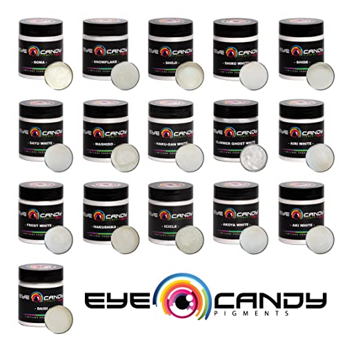 Eye Candy Premium Mica Powder Pigment “Soma White” (25G) Multipurpose Diy Arts And Crafts Additive | Natural Bath Bombs, Resin, Paint, Epoxy, Soap, Nail Polish, Lip Balm (Soma, 25G) #TOP4