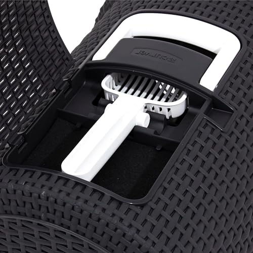 Caja de arena para gato Curver Pet Life Style gris oscuro miniatura 2