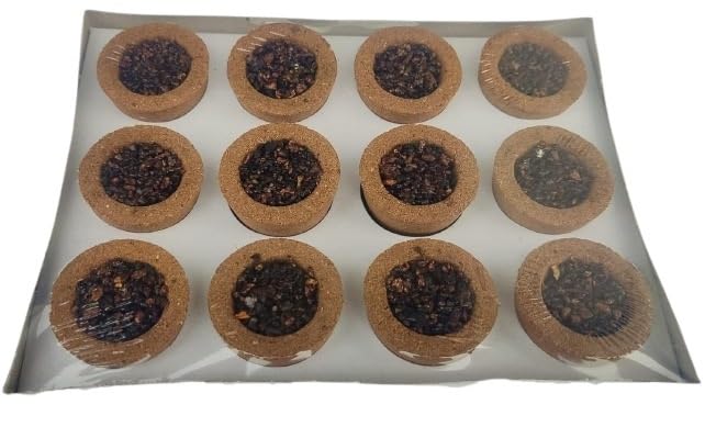 Natural Sambrani Dhoop Cups for Pooja (12 pcs) | Havan Cups for Pooja, Home & Festivals | Natural Guggal Dhoop Original | Dhuni Cup | Pack of 1 (12 Cups/Pack + 1 Burner Plate/Pack)-picture-30
