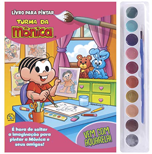 Turma da Mônica Livro para Pintar - Mônica