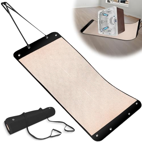 TOPGOT Spa Hot Tub Sled with Pull Strap Makes Moving Spa Hot Tubs and Other Large Heavy Items a Breeze ExtraThick 3mm Base 11040