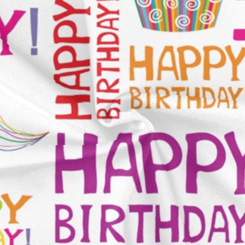 susiyo Happy Birthday Seamless Girls One Piece Swimsuits Quick Dry Swimwear Bathing Suit for Beach 3-10 T3