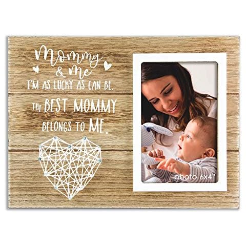 VILIGHT Mommy and Me Picture Frame - New Mom and First Time Mom Gifts for Women - 4x6 Photo Cover