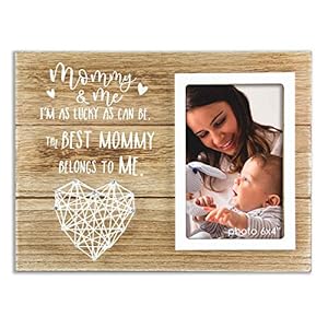 VILIGHT Mommy and Me Picture Frame New Mom and First Time Mom Gifts for Women 4×6 Photo