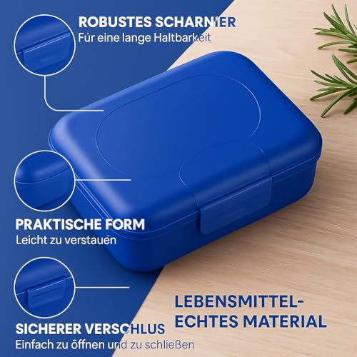 Foto von My-goodbuy24 Butterbrotdose Brotdose | 3er Set | Lunchbox für Kinder & Erwachsene - Perfekt für Schule, Büro, Arbeit oder Kindergarten - Spülmaschinengeeignet