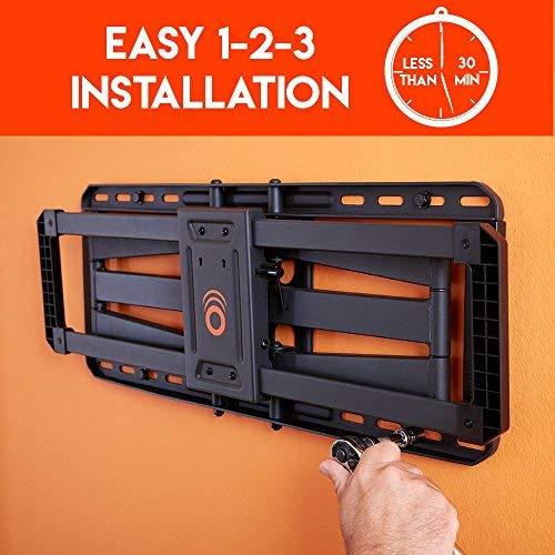 CHOGEAR Soporte de Montaje en Pared de TV Giratorio e inclinable de Movimiento Completo para la mayoría de los televisores 42-80 Pulgadas