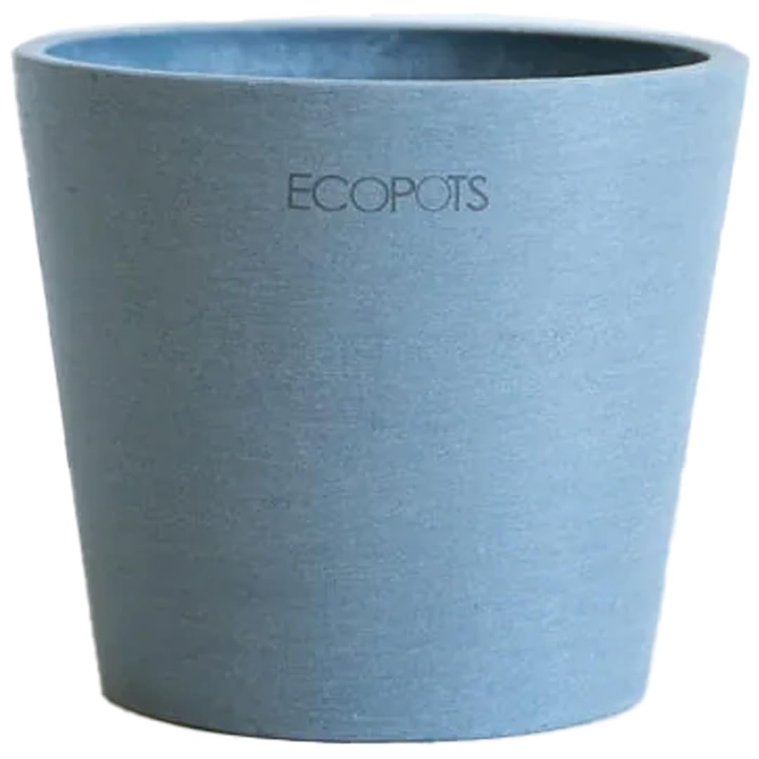 ECOPOTS Amsterdam Pot Cover, Size 3, Blue-Gray