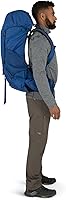 Vista 10 de Osprey Rook 50L Men's Backpacking Backpack, Astology Blue/Blue Flame