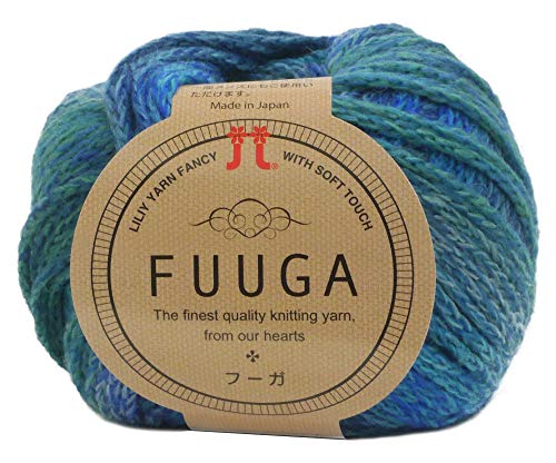 ハマナカ フーガ 毛糸 極太 Col.19 ブルー 系 40g 約120m 0018