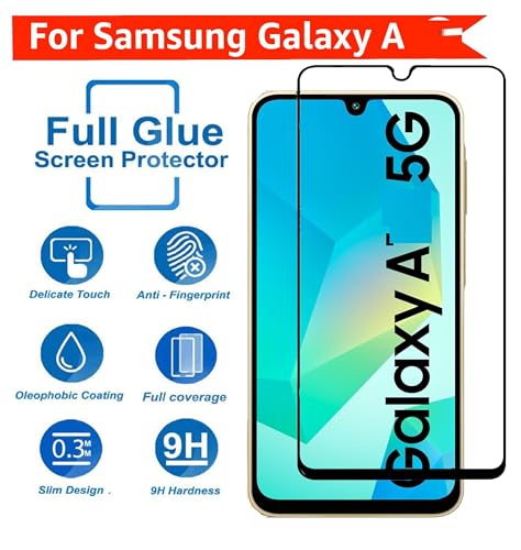 Image of FabeKee Tempered Glass Screen Protector Compatible for Samsung Galaxy A25 5G | Front And Back Screen Guard With camera lens protector 3 in 1 (Samsung Galaxy A25 5G, Combo)