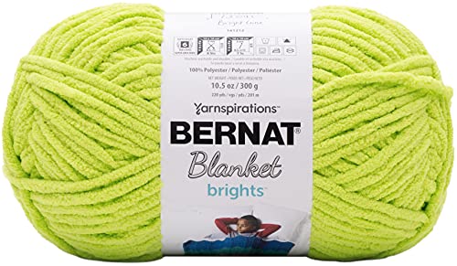 Image of Yarn Blanket Brights Brght Lime